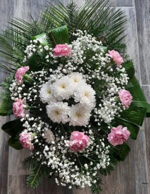 COROANĂ FUNERARĂ FLORI NATURALE